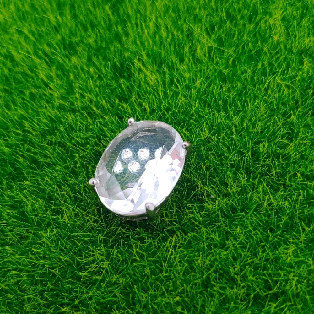 Clear Crystal Gem Pendant P304